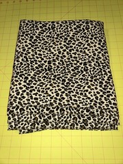 New Leopard Cheetah Animal Print Fabric Nearly 4 Yards 17” x 44”Sewing Curtains