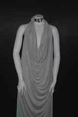 Wool Knit Jersey Spandex Fabric Ecofriendly 7 oz beautiful drape Seafoam Color