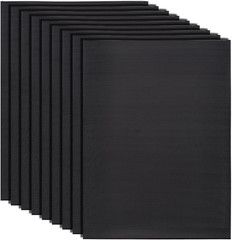 10 Sheets Fursuit Eye Mesh, 11.8X8.6Inch Black PVC Custom Net 0.2Mm Thick Waterp