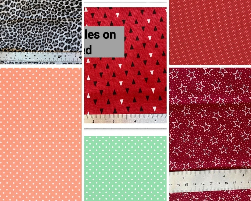 Cotton Fabric DIY Face mask covering / Quilting / Crafts / Sports and more