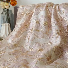 150cm Luxury Gold Embossed Brocade Fabric for Sewing Shirt Evening Dress DIY Bag