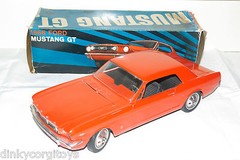 AMF AMERICAN MACHINERY & FOUNDRY FORD MUSTANG COUPE 1/10 N MINT BOXED RARE!!!