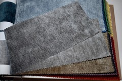 Big FABRIC SAMPLE BOOK Stroheim BRUNO CHENILLE Soft Plush 42pcs LOT Multipurpose
