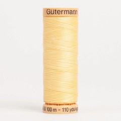 Gutermann Cotton Thread 100m – 1410 Light Yellow