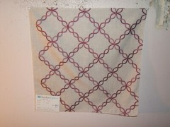 Duralee, Double Looped, Embroidered Novelty, Remnants for Crafts, Color Wisteria