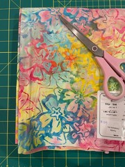 Batik Fabric Remnant – 100% cotton – #R-109 – 2 3/4yds