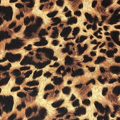 HALF YARD 100% cotton fabric by the HALF yard 18 x 44 Animal Cheetah print 2 pc