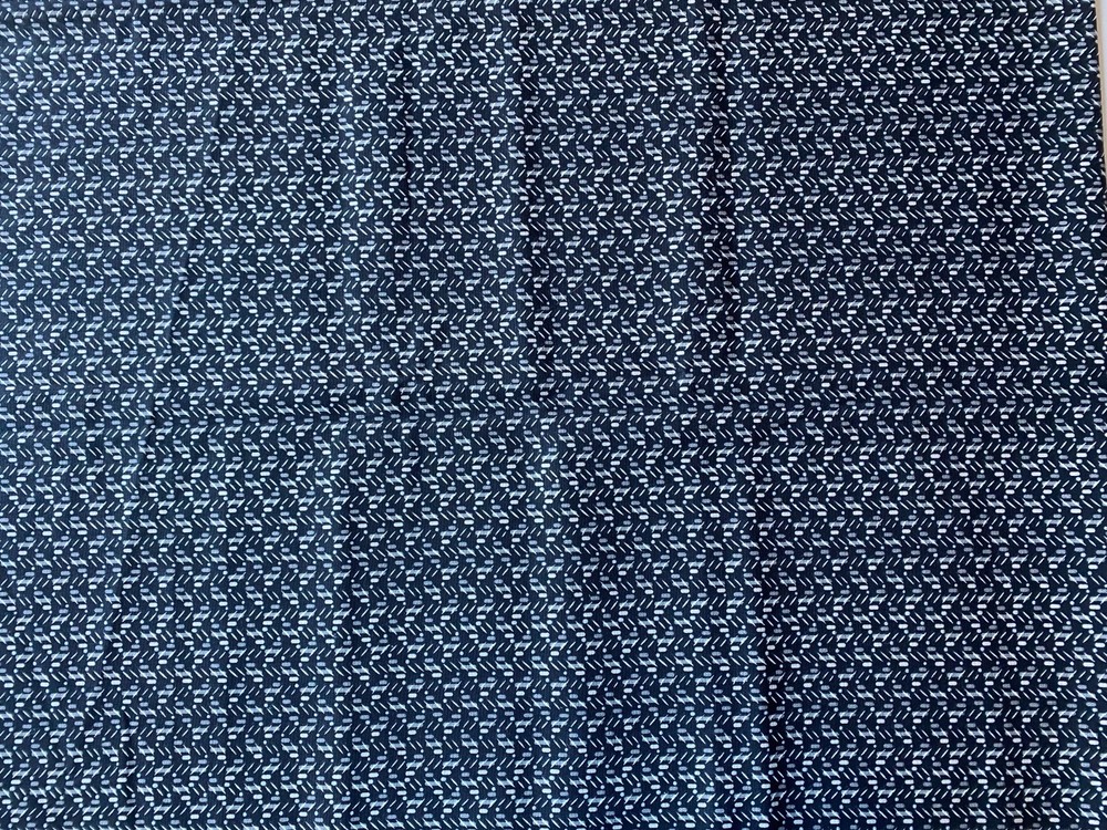 RICHLOOM FABRIC~Twill Cotton~GEOMETRIC~Small Black Gray Tan Design~TUBES~45×58~