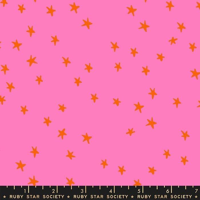 Ruby Star Starry by Alexia Abegg RS4109 41 Vivid Pink BT yard x 43inches