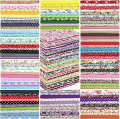 Soft Cotton 4×4″ Fabric Precuts – 1200pc Floral Patchwork for DIY Craft Projects