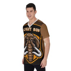Cybert Ron All-Over Print V-Neck T-Shirt