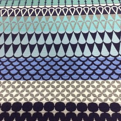Remnant of Brentano Majalis Indigo Sunbrella Upholstery Fabric