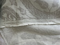 Candice Olson Portfolio Designer Fabric Sage Green & Silver Gray Lot Of 6 Yards