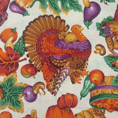 Thanksgiving Fall Autumn Themed Cotton Fabric Lot Cranston Robert Kaufman