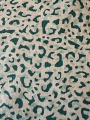Peter Fasano Leopardo 100% Linen Fabric 5 Continuous Yards