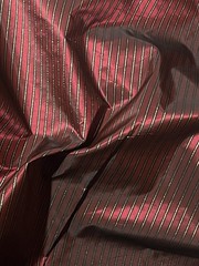 Red Gold Black Iridescent Metallic Taffeta Fabric 60” Width Sold By The Yard