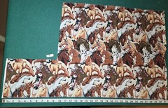 Remnants FQs Novelty Horse Dog Cat WB Charlie brown cotton Craft quilt Fabric