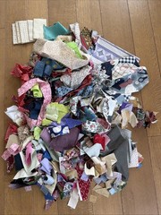 Vintage Cotton Fabric Scraps For Crumb Quilts & Crafts Junk Journal 5 Pounds LOT
