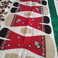 Daisy Kingdom Rockin’ Rudy Fold-Up Reindeer Dolls Fabric Panel Cut and Sew