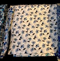 Liberty Of London Tana Lawn 13 oz Blue Lot Large Pieces 3+ Yards