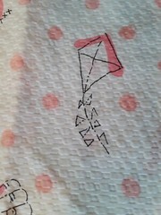 Vtg Wamsutta Pink White Seersucker Fabric Beach Theme Palm Trees 5 O’Clock 3 Yds