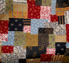 3 1/2 YARDS lot! patchwork print quality COTTON blend quilt,craft & sew!