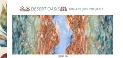 DESERT OASIS 3 yards MODA Fabric Create Joy quilting desert landscape 39761-11