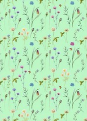 55” Wide Green Floral Butterfly Arabian Robe Fabric Rayon Viscose Material Baby