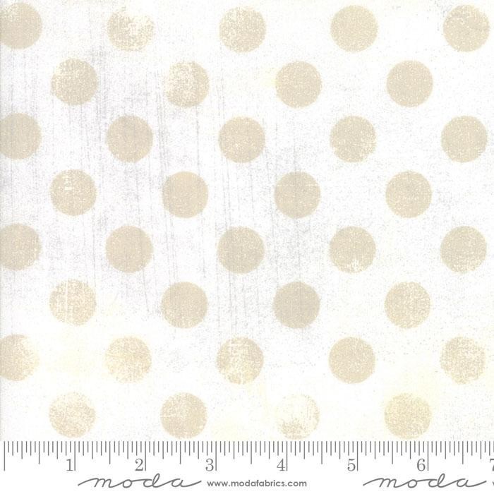 GRUNGE HITS THE SPOT Vanilla Moda Quilt Fabric by the 1/2 yd #30149-15