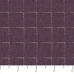 FIGO – Intervals by Ghazal Razavi – Woven – Large Check – Purple ,1/4 yard
