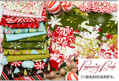 Moda PEPPERMINT BARK 30150 541 White Clear Water Grunge BASIC GREY Quilt Fabric