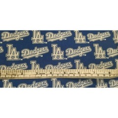 Los Angeles Dodgers Cotton Fabric Fat Quarter 20″ X 23″ B16