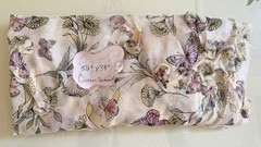 Floral Fabric 4pc Lot, Premium Tulle, Organza, 3D & Pleated Chiffon 8+Yds