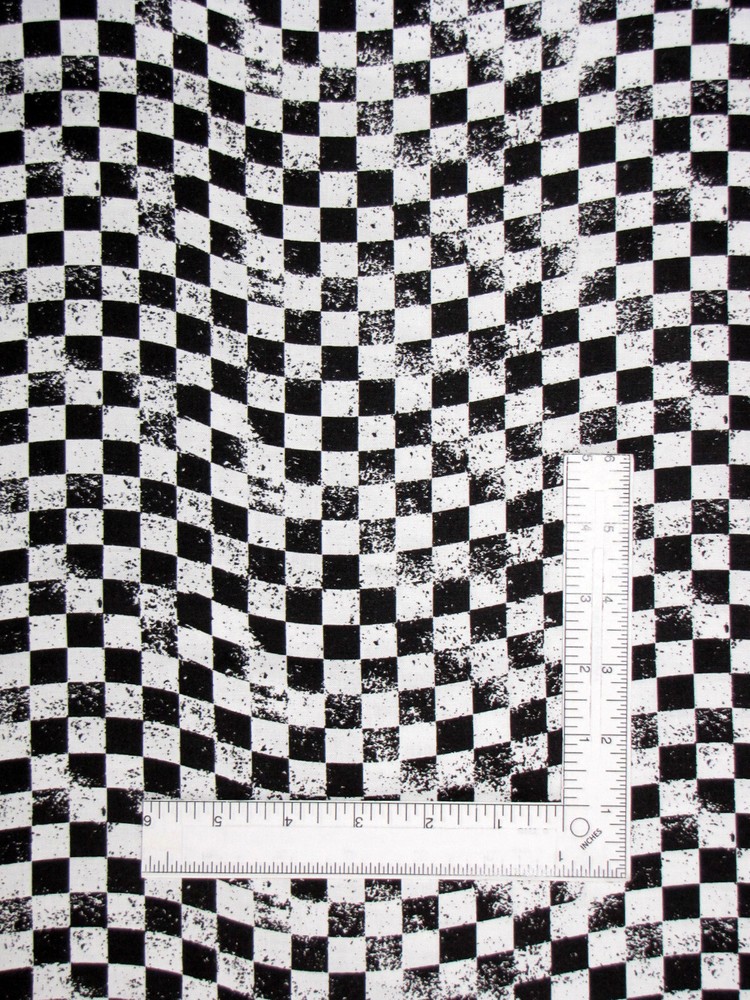 Racing Checkered Flag Fabric By The Yard Mash The Throttle Cotton by 3 Wishes