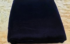Lightweight Polyester Navy Velvet Fabric 36″ X 102″ or 2.8 yards