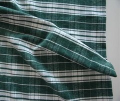 Dark Green Plaid Fabric for Coats Jacket Sofa Cover Pillowcase Skirts Tablecloth