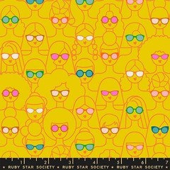 Fat Quarter Ruby Star Society “Poolside Too” Shine Girl Shine Golden Hour Cotton