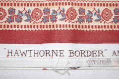 Vintage Waverly Fabric Hawthorne Border, 54″ x 139″