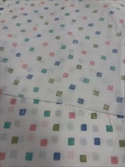 Lg Full Piece Lt Weight Cotton Fabric 7 Yards 4″ x 46″ Wide White & Pastels New