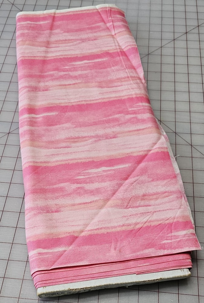 3 Yards – Keepsake Pink Tie-Dye Fabric, Cotton, Jo-Ann Fabrics NEW