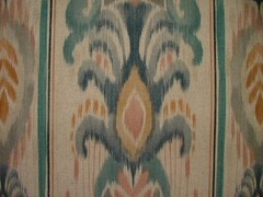 2.8 Metres iLiv Incanto Chalk Blue Ikat Curtain Upholstery Cushion Fabric