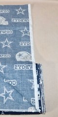 Dallas Cowboys ~ Large Logo Pattern NFL Cotton Fabric 1/4 Yard 9” X 56” New