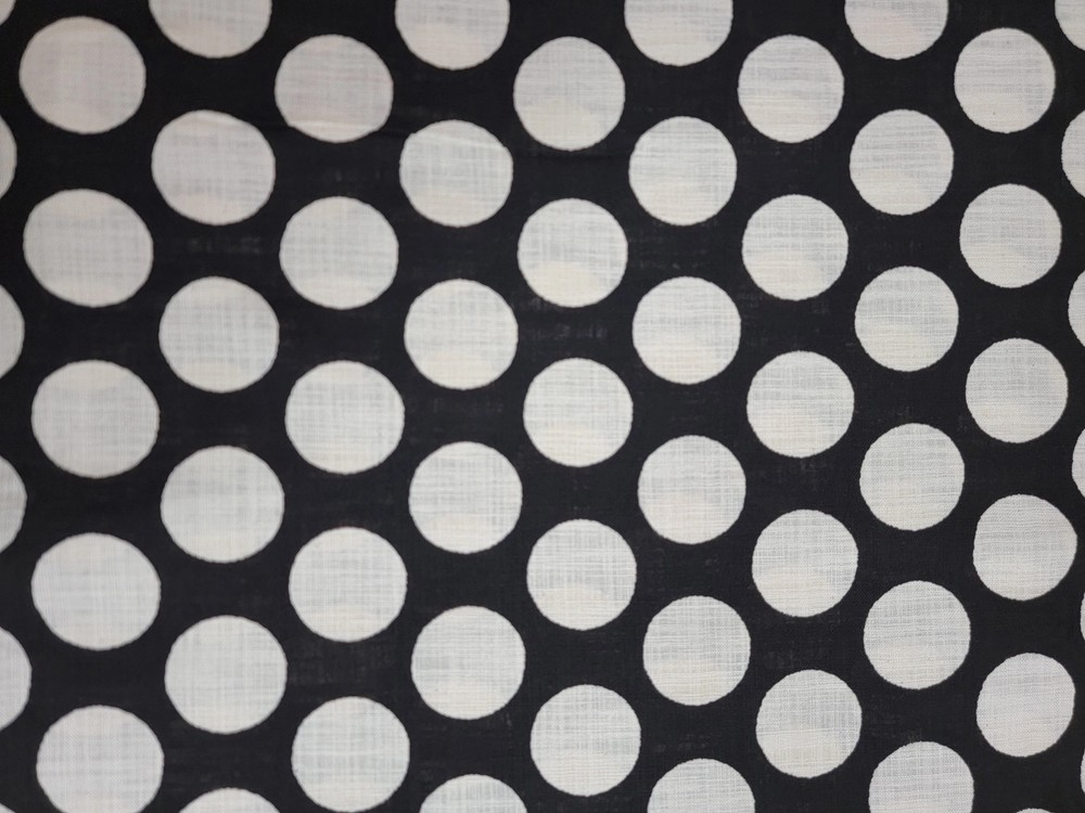 ORIMONO – Large Offset Dot by Sevenberry – Black ,1/4 yard