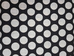 ORIMONO – Large Offset Dot by Sevenberry – Black ,1/4 yard