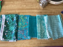 HUGE 21 Piece Fabric Scraps Beautiful Fabric Different Sizes All Cotton