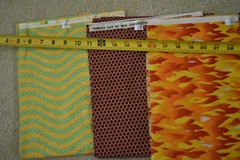 3 Yards & 6″ Long, Bright-Colors Theme Quilt Cotton Bundle / Lot, T254