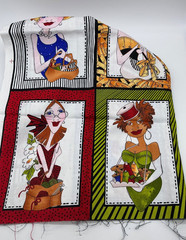 Sew Creative Panel Fabric Loralie Harris 21 Panels Vintage Material Textile