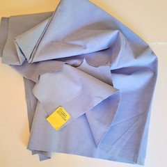 BLUE Microfiber Microsuede Fabric 44″ x 49″ + 6″ x 38″ Bonus Piece Attached