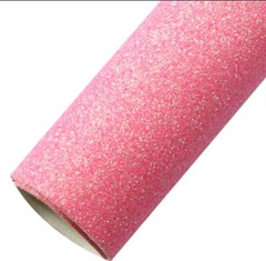 Fine AB Pink Glitter FAUX LEATHER SHEET 8″ X 12″ 20X34CM 1054204
