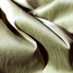 SAGE OLIVE GREEN TWO TONE FAUX SILK DUPIONI FABRIC 58″ BY THE YARD DRESS DRAPERY